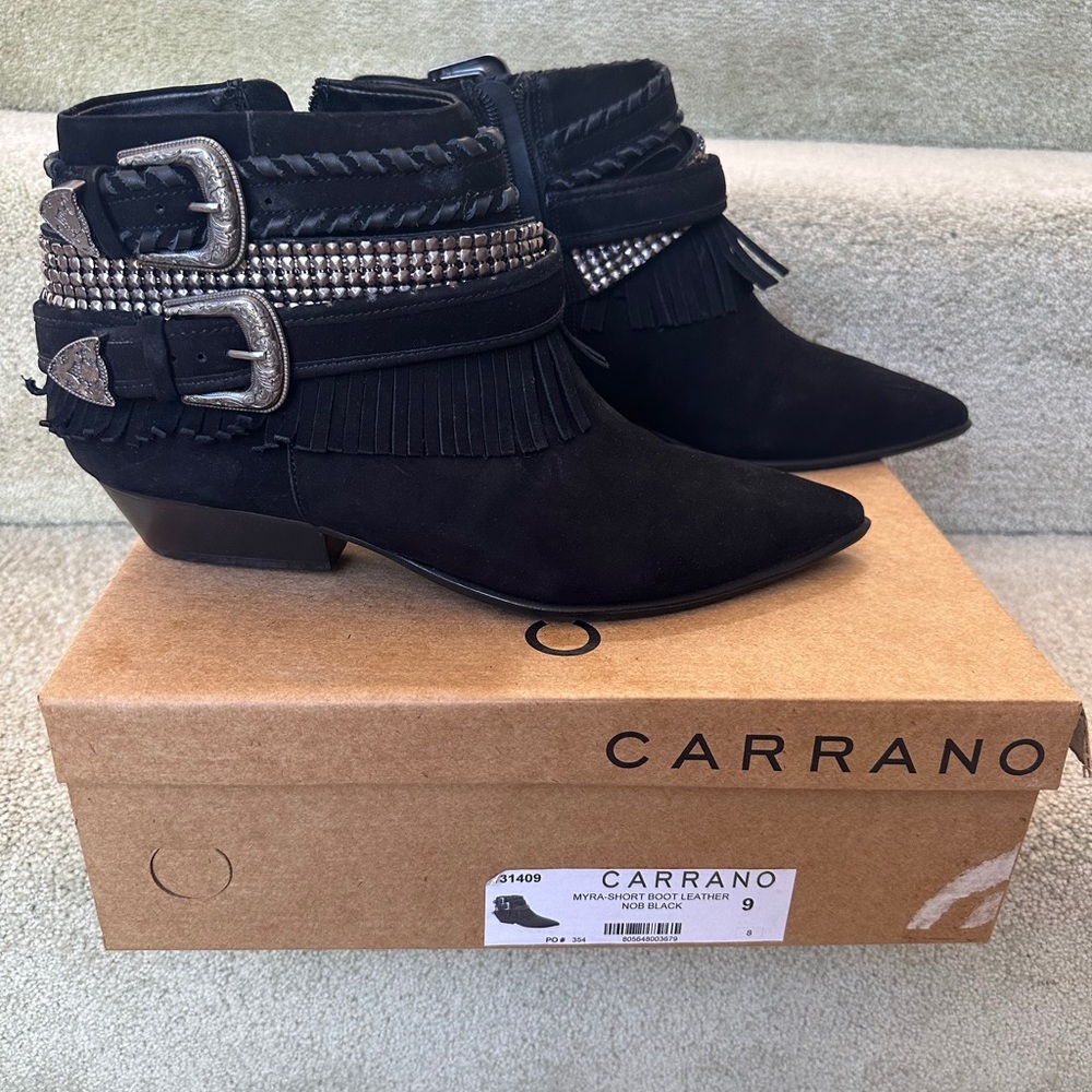 Carrano leather booties